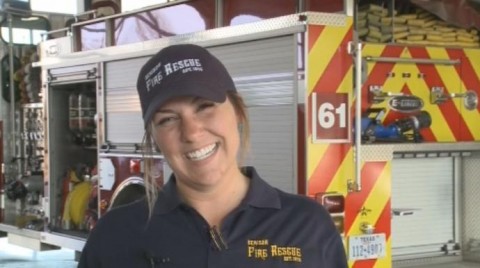 Denison Fire & Rescue welcomes first female firefighter in 141 years!